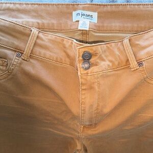 Maurices Women's bright tan Skinny Jeans